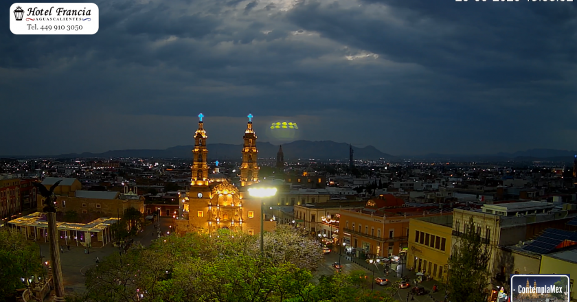 🌧️ Atardecer del 25 de mayo de 2025 desde el Hotel Francia Aguascalientes