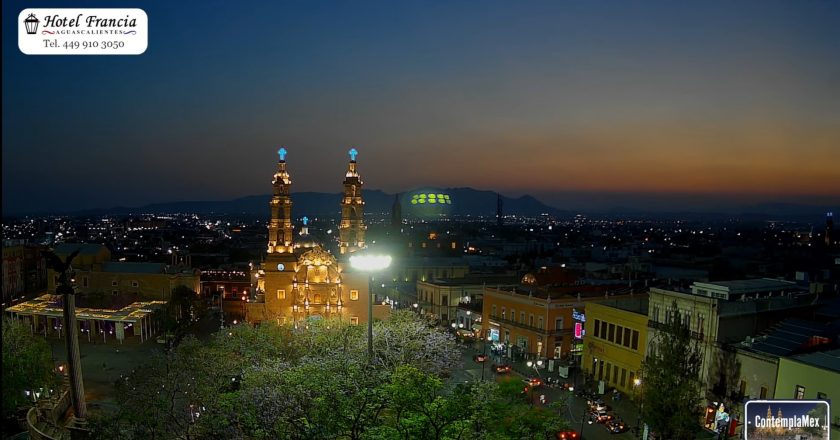 🌇 Atardecer del 14 de mayo de 2025 desde el Hotel Francia Aguascalientes