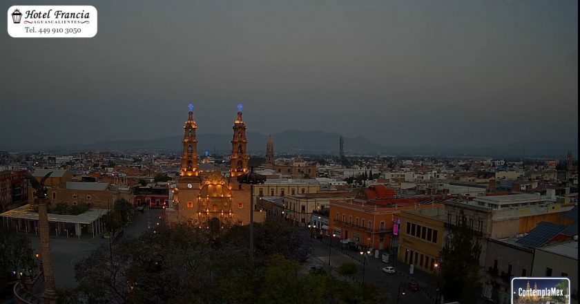 🌅 Amanecer del 15 de mayo de 2025 desde el Hotel Francia Aguascalientes