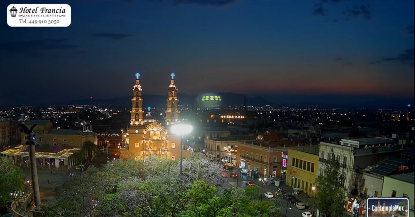 🌇 Atardecer del 15 de mayo de 2025 desde el Hotel Francia Aguascalientes