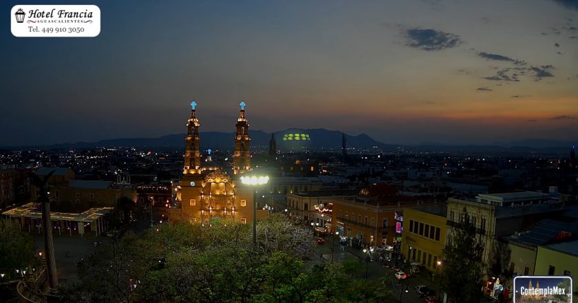 🌇 Atardecer del 16 de mayo de 2025 desde el Hotel Francia Aguascalientes