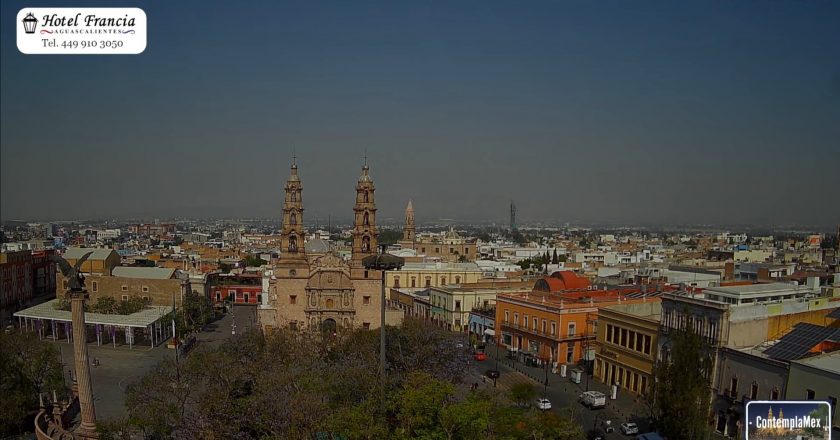 🌅 Amanecer del 17 de mayo de 2025 desde el Hotel Francia Aguascalientes