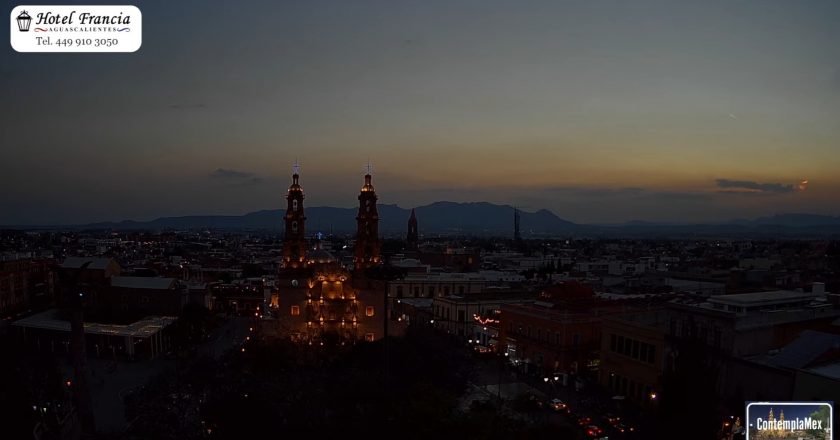 🌇 Atardecer del 20 de mayo de 2025 desde el Hotel Francia Aguascalientes