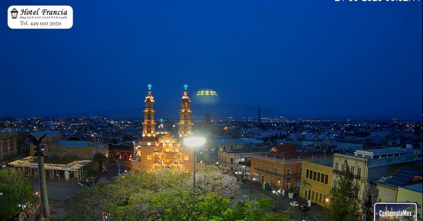 🔵 Amanecer del 21 de mayo de 2025 desde el Hotel Francia Aguascalientes