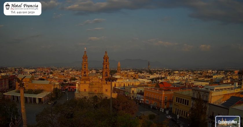 🌤️ Amanecer del 22 de mayo de 2025 desde el Hotel Francia Aguascalientes