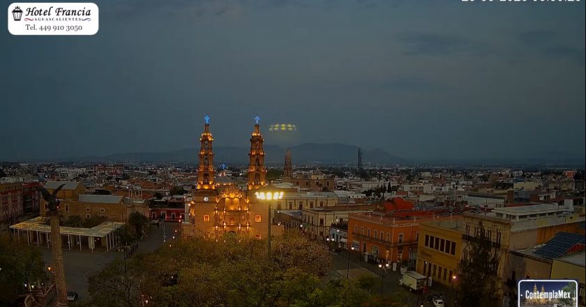 🌸 Amanecer del 23 de mayo de 2025 desde el Hotel Francia Aguascalientes