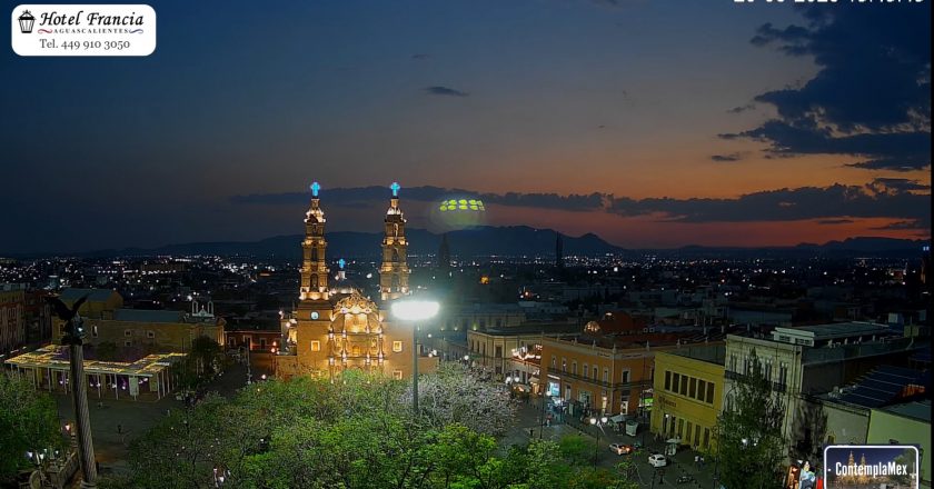 🌇 Atardecer del 26 de mayo de 2025 desde el Hotel Francia Aguascalientes