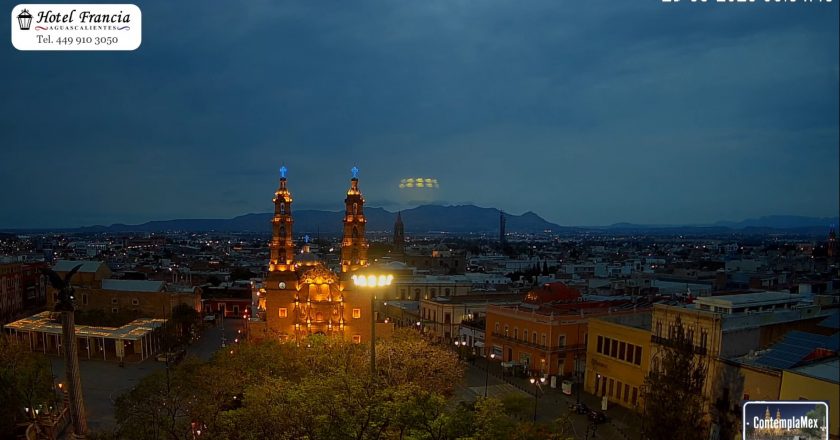 🌅 Amanecer del 29 de mayo de 2025 desde el Hotel Francia Aguascalientes