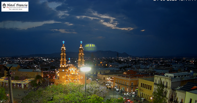 🌥️ Atardecer del 24 de mayo de 2025 desde el Hotel Francia Aguascalientes