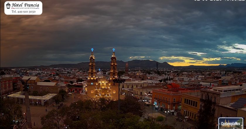 🌇 Atardecer del 02 de junio de 2025 desde el Hotel Francia Aguascalientes