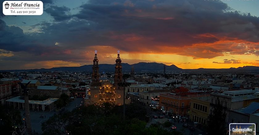 🌇 Atardecer del 03 de junio de 2025 desde el Hotel Francia Aguascalientes