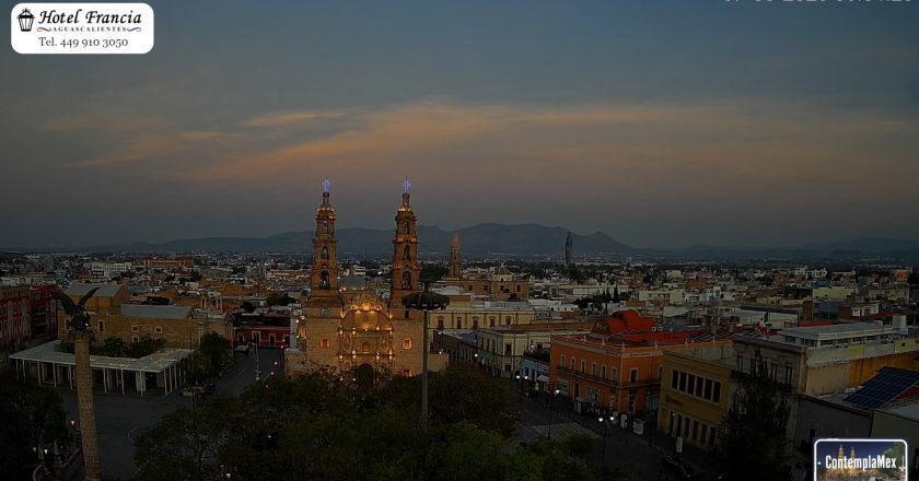 🌅 Amanecer del 07 de junio de 2025 desde el Hotel Francia Aguascalientes