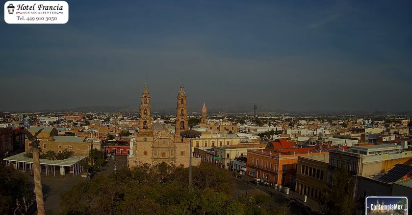🌅 Amanecer del 08 de junio de 2025 desde el Hotel Francia Aguascalientes