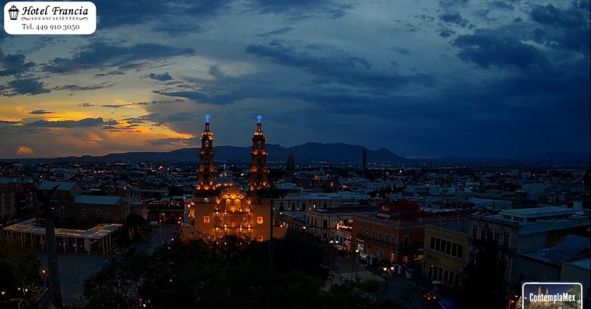 🌥️ Atardecer del 10 de junio de 2025 desde el Hotel Francia Aguascalientes