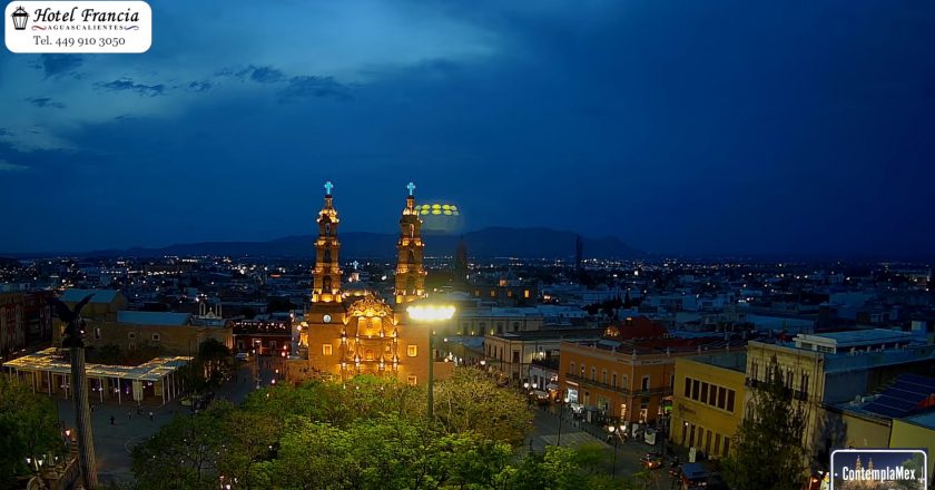 🌥️ Atardecer del 11 de junio de 2025 desde el Hotel Francia Aguascalientes