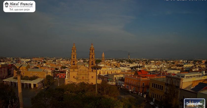 🌥️ Amanecer del 12 de junio de 2025 desde el Hotel Francia Aguascalientes