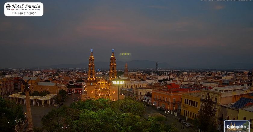 🎬 1 minuto · 1 amanecer del 5 de julio de 2025 desde el Hotel Francia Aguascalientes