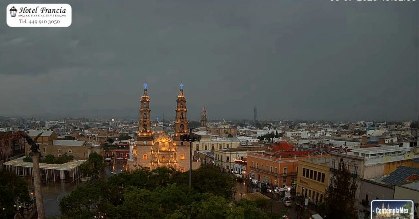 🎬 1 minuto · 1 atardecer del 6 de julio de 2025 desde el Hotel Francia Aguascalientes