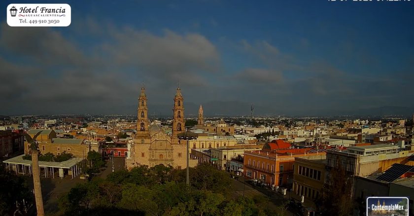 🎬 1 minuto · 1 amanecer del 12 de julio de 2025 desde el Hotel Francia Aguascalientes