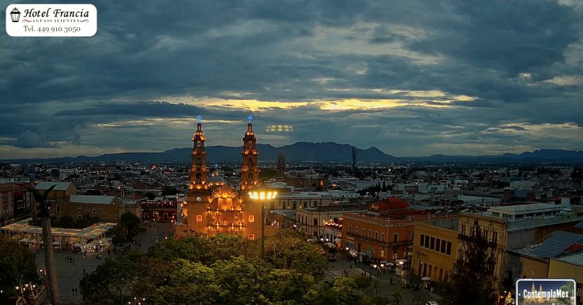 🎬 1 minuto · 1 atardecer del 12 de julio de 2025 desde el Hotel Francia Aguascalientes
