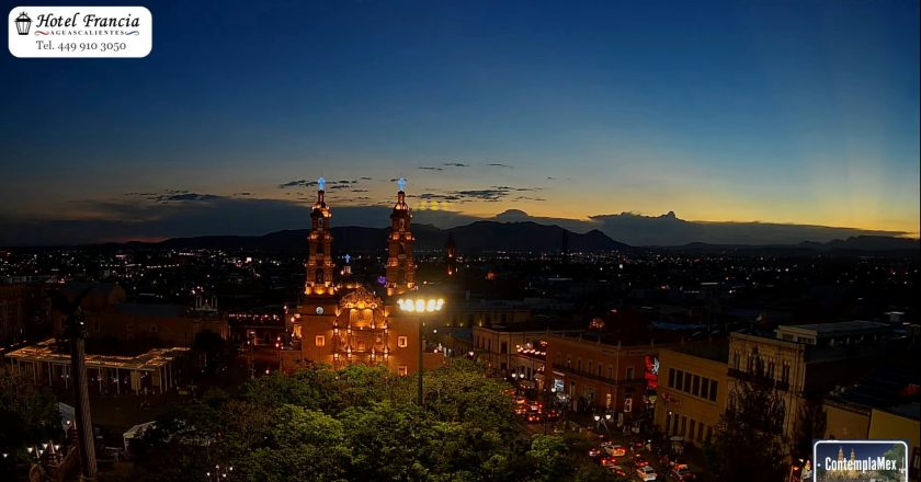 🎬 1 minuto · 1 atardecer del 24 de julio de 2025 desde el Hotel Francia Aguascalientes