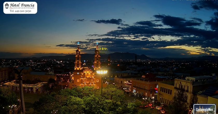 🎬 1 minuto · 1 atardecer del 25 de julio de 2025 desde el Hotel Francia Aguascalientes