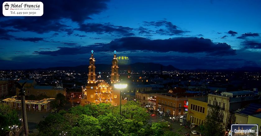 🎬 1 minuto · 1 atardecer del 27 de julio de 2025 desde el Hotel Francia Aguascalientes