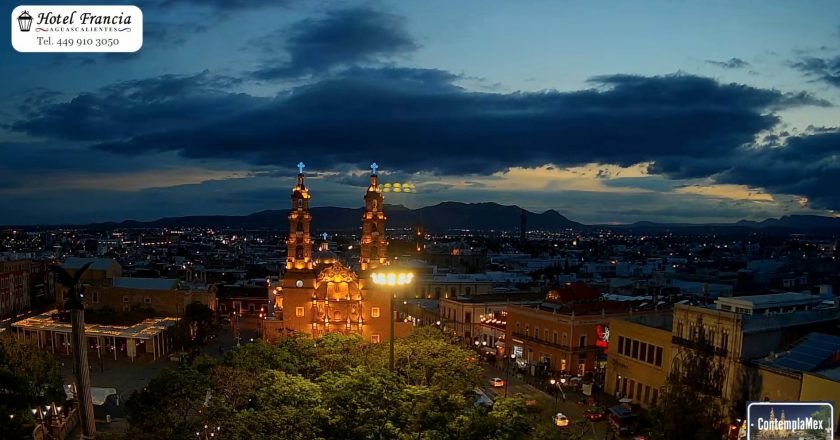 🎬 1 minuto · 1 atardecer del 28 de julio de 2025 desde el Hotel Francia Aguascalientes