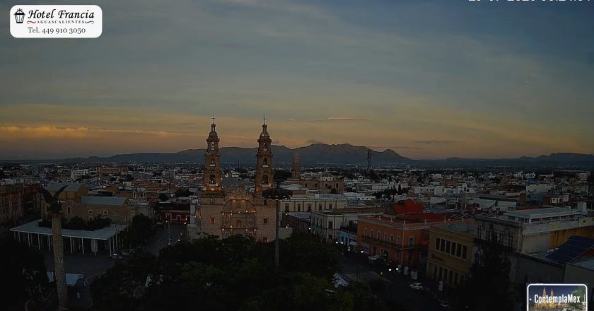 🎥 1 minuto · 1 amanecer del 29 de julio de 2025 desde el Hotel Francia Aguascalientes
