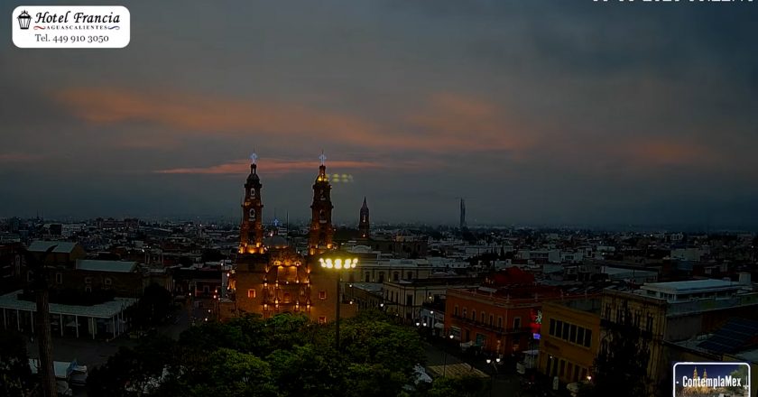 🎬 1 minuto · 1 amanecer del 08 de agosto de 2025 desde el Hotel Francia Aguascalientes