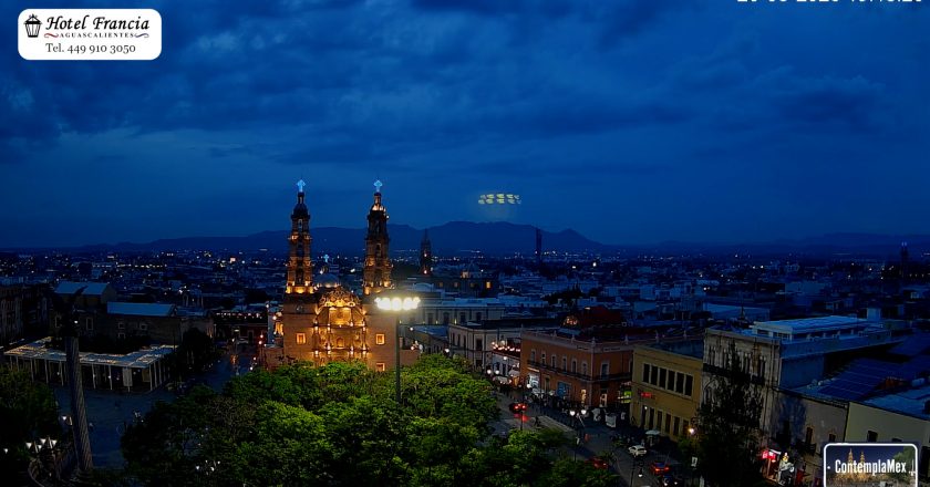 🎬 1 minuto · 1 atardecer del 25 de agosto de 2025 desde el Hotel Francia Aguascalientes