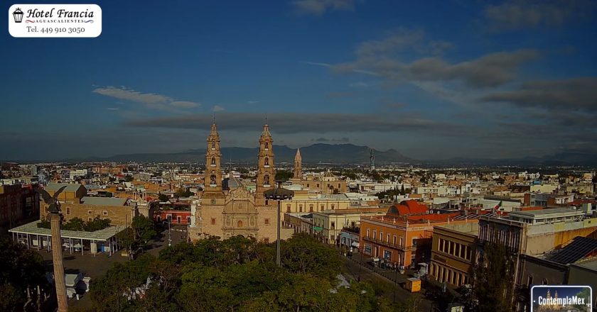 🎥 1 minuto · 1 amanecer del 02 de agosto de 2025 desde el Hotel Francia Aguascalientes