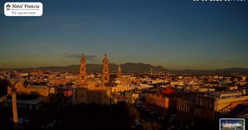 🎬 1 minuto · 1 amanecer del 05 de agosto de 2025 desde el Hotel Francia Aguascalientes