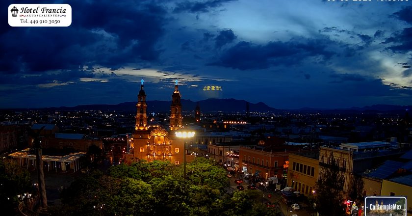 🎬 1 minuto · 1 atardecer del 09 de septiembre de 2025 desde el Hotel Francia Aguascalientes