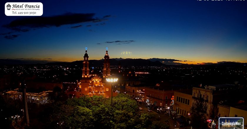 🎬 1 minuto · 1 atardecer del 12 de septiembre de 2025 desde el Hotel Francia Aguascalientes