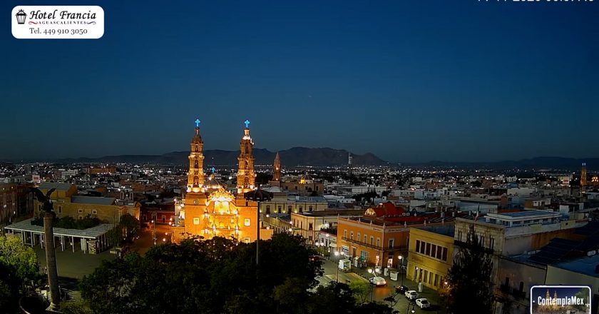 🎬 1 minuto · 1 amanecer del viernes 14 de noviembre de 2025 desde el Hotel Francia Aguascalientes
