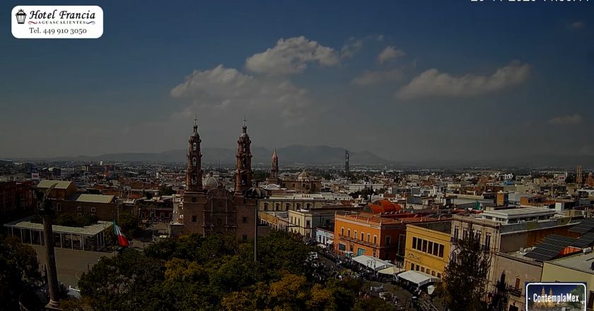 🎬 1 minuto · 1 amanecer del jueves 20 de noviembre de 2025 desde el Hotel Francia Aguascalientes