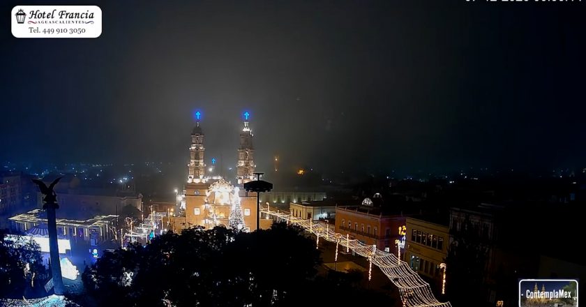 🎬 1 minuto · 1 amanecer del domingo 07 de diciembre de 2025 desde el Hotel Francia Aguascalientes