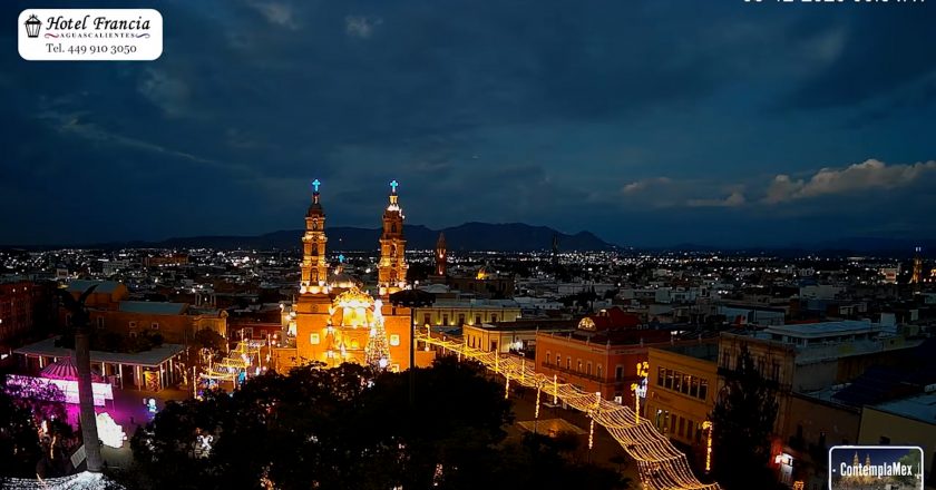 🎬 1 minuto · 1 amanecer del lunes 08 de diciembre de 2025 desde el Hotel Francia Aguascalientes