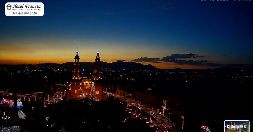 🎬 1 minuto · 1 atardecer del domingo 28 de diciembre de 2025 desde el Hotel Francia Aguascalientes