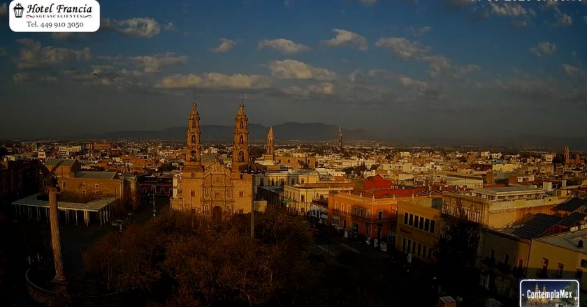 🎬 1 minuto · 1 amanecer del sábado 14 de marzo de 2026 desde el Hotel Francia Aguascalientes
