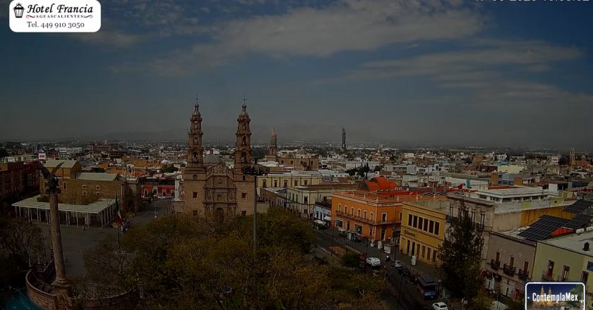 🎬 1 minuto · 1 amanecer del martes 17 de marzo de 2026 desde el Hotel Francia Aguascalientes