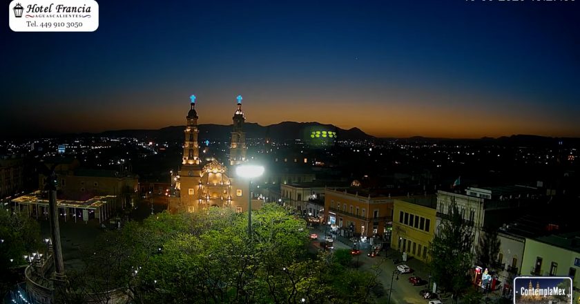 🎬 1 minuto · 1 atardecer del miércoles 18 de marzo de 2026 desde el Hotel Francia Aguascalientes