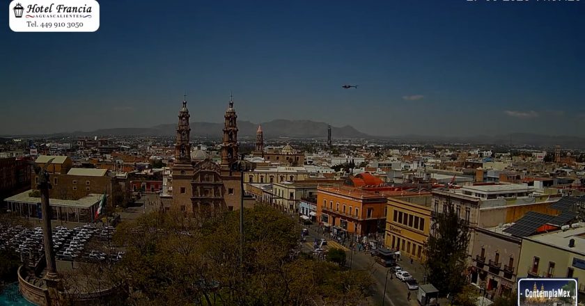 🎬 1 minuto · 1 amanecer del viernes 27 de marzo de 2026 desde el Hotel Francia Aguascalientes