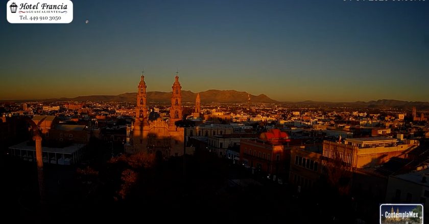 🎬 1 minuto · 1 amanecer del Sábado 04 de Abril de 2026 desde el Hotel Francia Aguascalientes