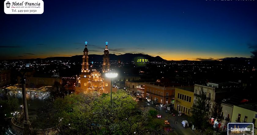 🎬 1 minuto · 1 atardecer del Sábado 04 de Abril de 2026 desde el Hotel Francia Aguascalientes