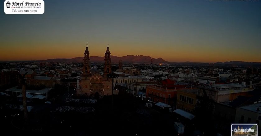 🎬 1 minuto · 1 amanecer del Viernes 24 de Abril de 2026 desde el Hotel Francia Aguascalientes
