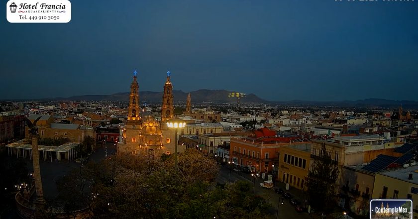 🎬 1 minuto · 1 amanecer del Martes 05 de Mayo de 2026 desde el Hotel Francia Aguascalientes