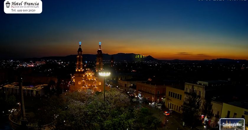 🎬 1 minuto · 1 atardecer del Martes 05 de Mayo de 2026 desde el Hotel Francia Aguascalientes