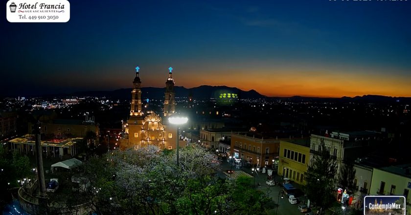 🎬 1 minuto · 1 atardecer del Miércoles 06 de Mayo de 2026 desde el Hotel Francia Aguascalientes